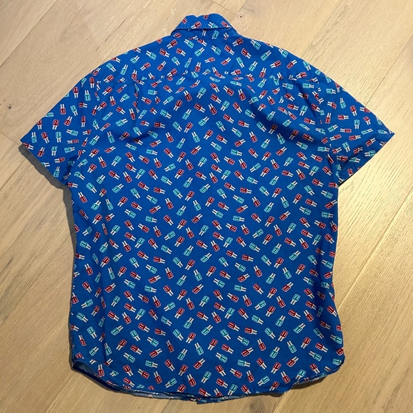 J. Crew Popsicle Theme Button Down Size L - Picture 2 of 4